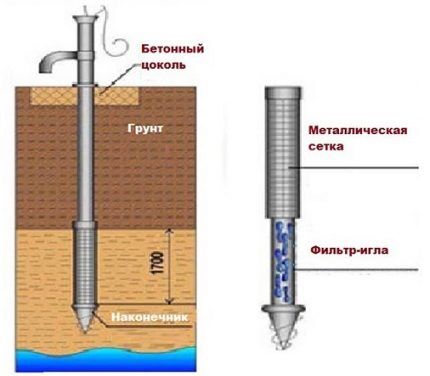 Tipičan raspored abesinskog bunara