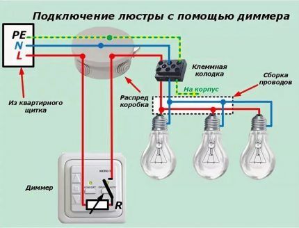 The simplest light bulb power supply circuit 