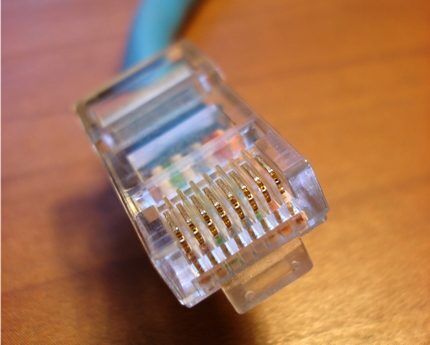 واجهة RJ-45 القياسية