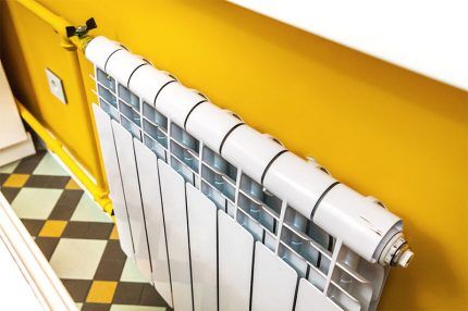 Radiator i aluminium