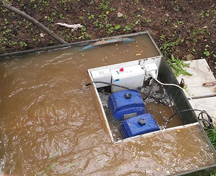 Flooding of the TOPAS station