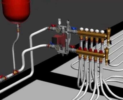 Manifold with components