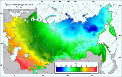 Mapa temperature