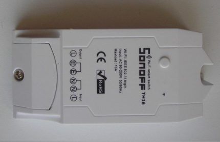 Sonoff switch model