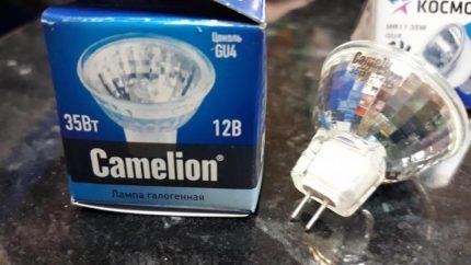 Camelion halogene lampe