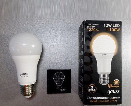 LED lampe Gauss E27