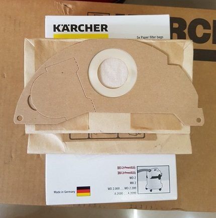 Karcher papirna filter vrećica