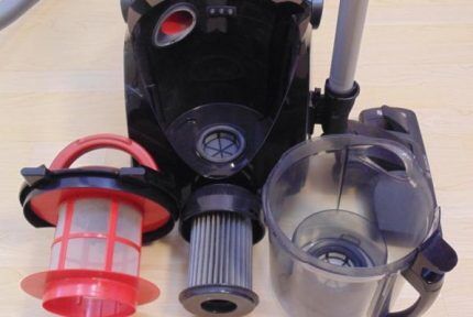 Components of a vacuum cleaner