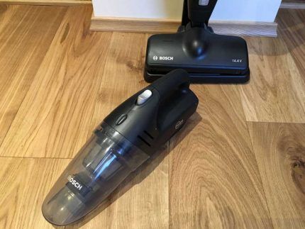 Using a Bosch vacuum cleaner