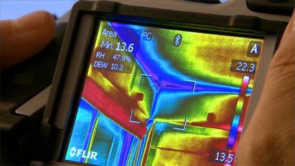 Termogram s termovizijom