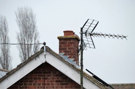 TV antena na jarbolu