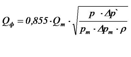 Formula za odabir filtera za plin