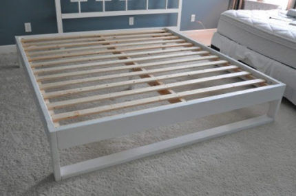 Wooden bed frame 