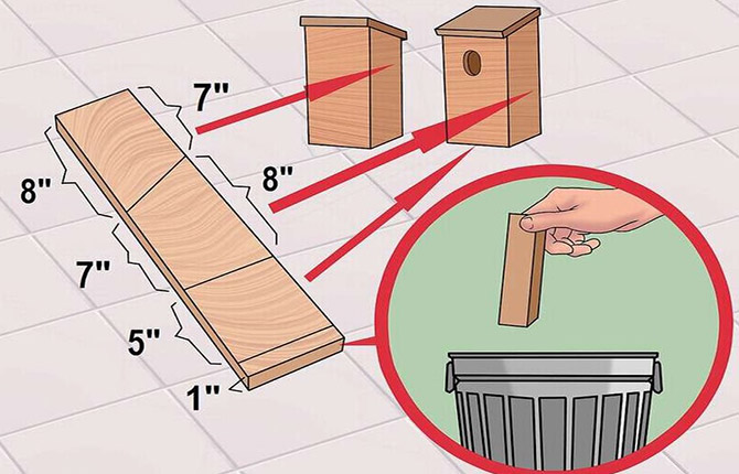 Kako napraviti pravu kućicu za ptice vlastitim rukama: vrste, veličine, crteži, upute